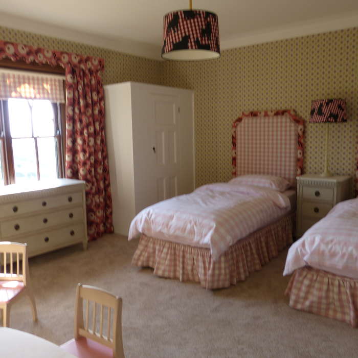 Twin bedroom for the girls